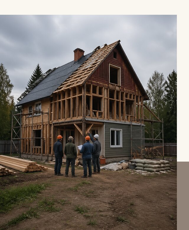 Реконструкция дачного дома в Егорьевске под ключ с проектом