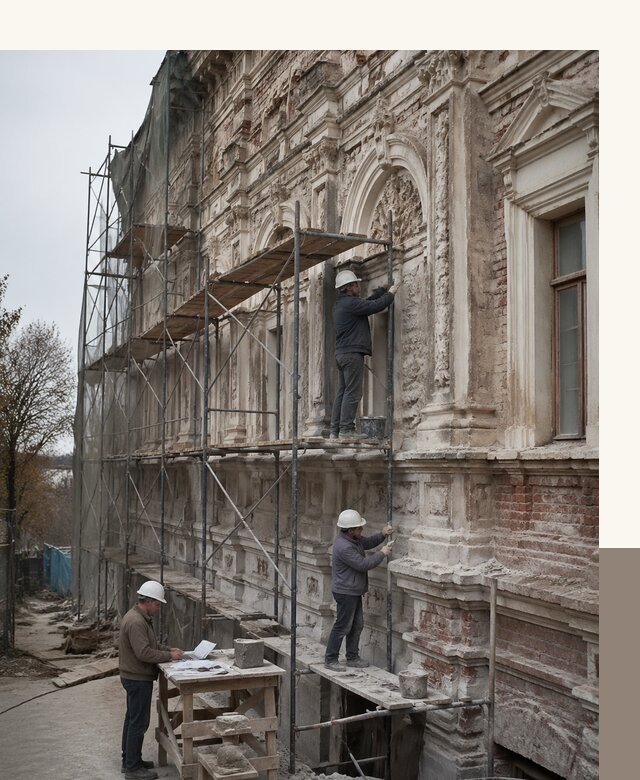 Реставрация объектов культурного наследия под ключ в Егорьевске