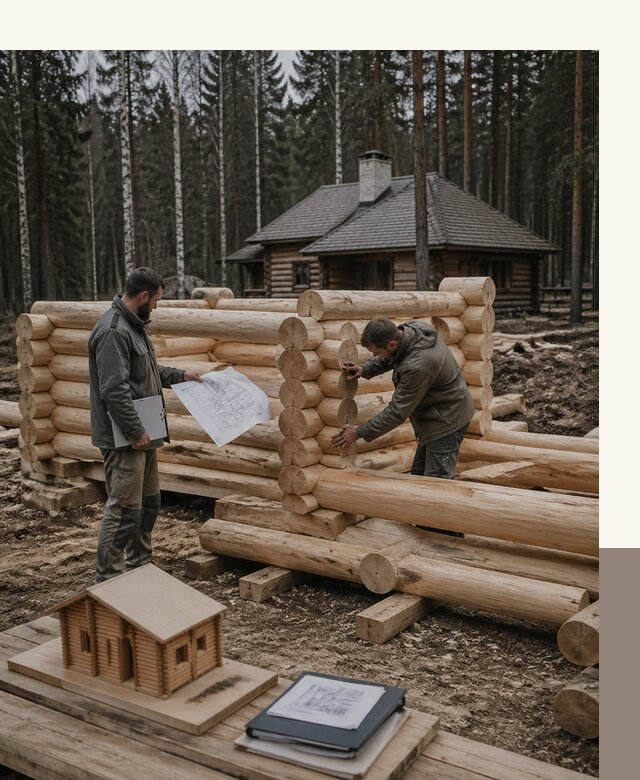 Проектирование и строительство домов из бревна в Егорьевске